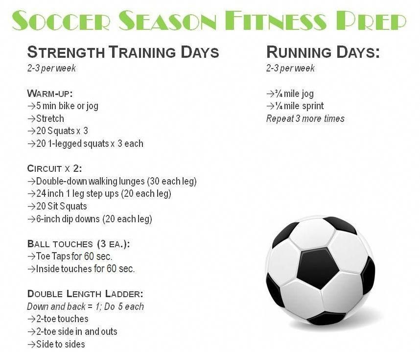 Printable Workout Soccer Workout Plan Printable New Year Banners