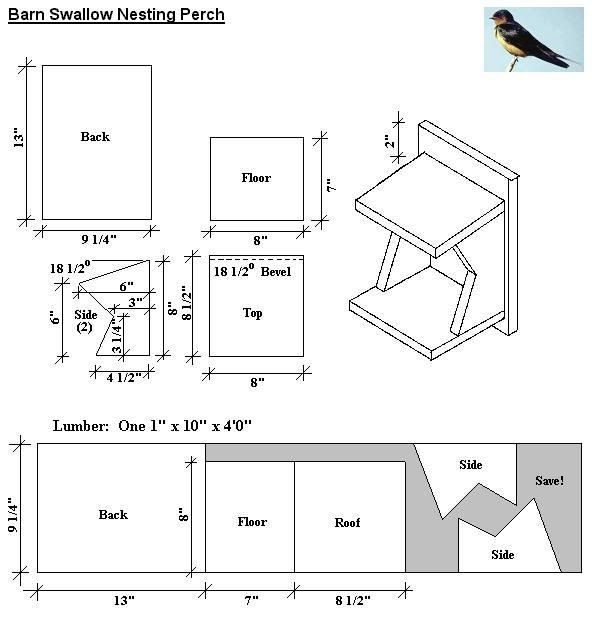 Printable Wren House Plans Amparo Vandyke