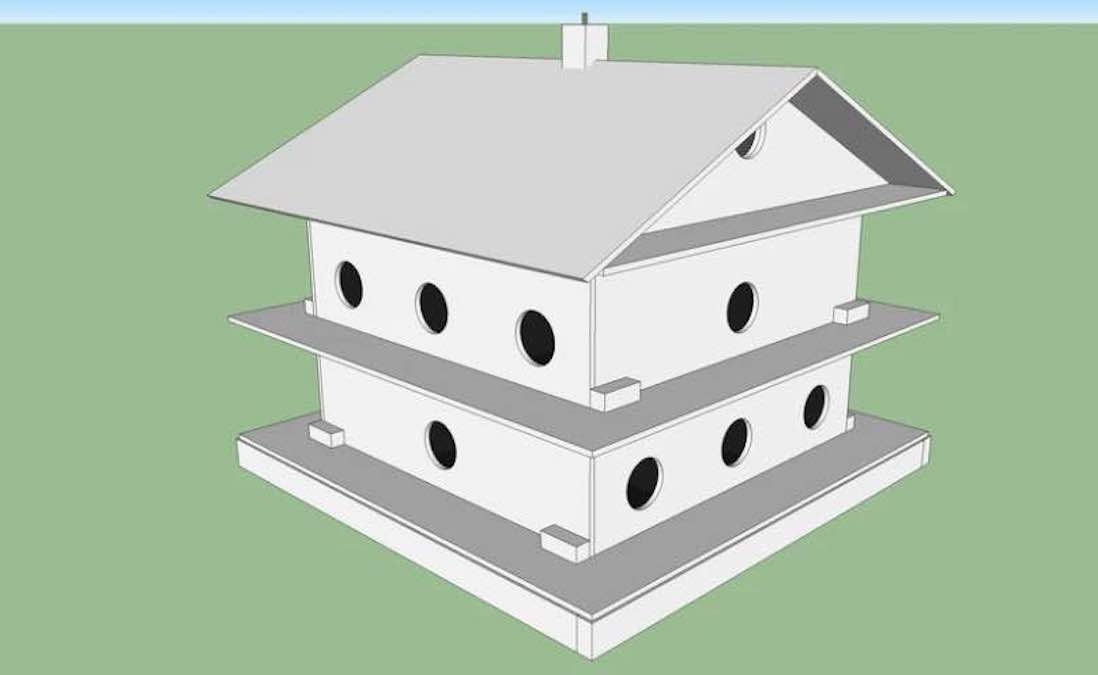 Purple Martin House Plans Free Printable DIY Directions 55 OFF