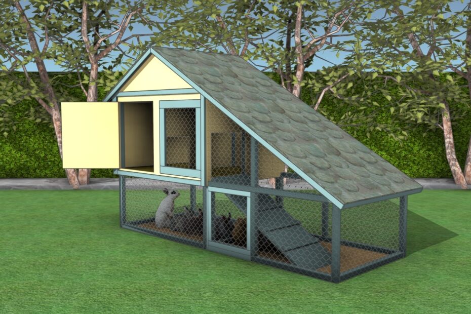 Rabbit Hutch Free Plans MyOutdoorPlans