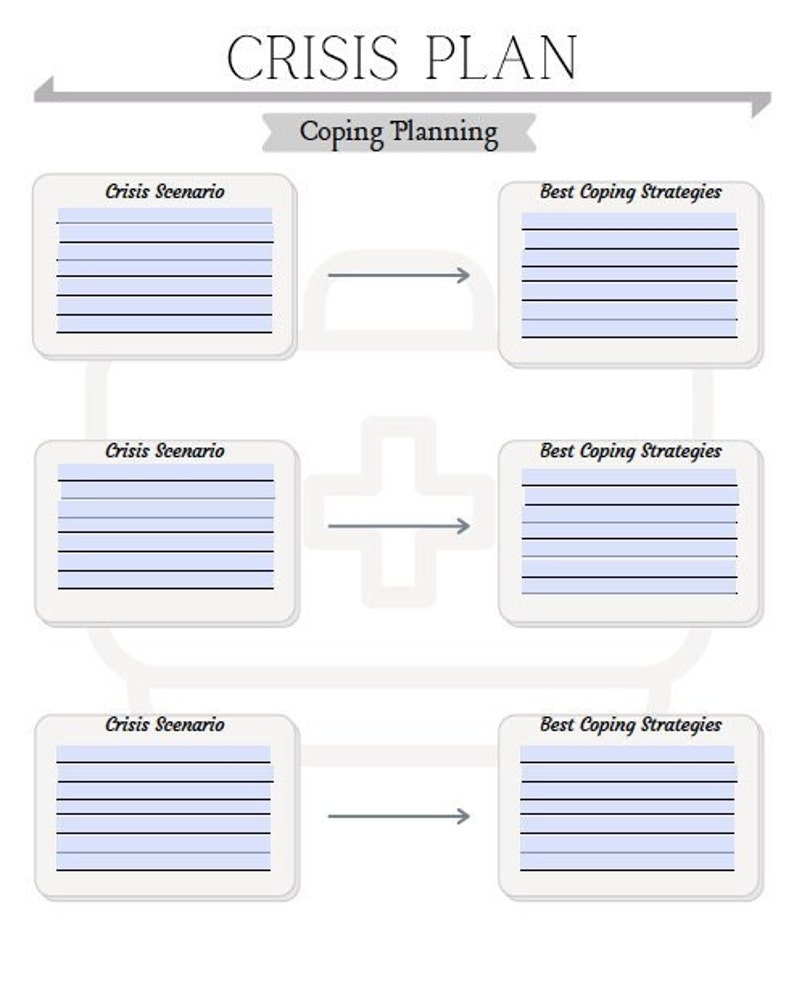 Safety Plan Template Fillable Printable Tools Crisis Management 