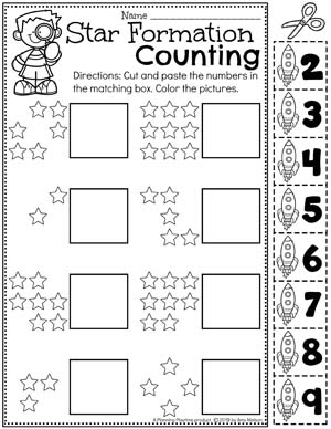 Space Theme Preschool Planning Playtime