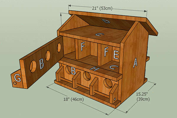 Step By Step Free Printable Purple Martin House Plans How To Blog