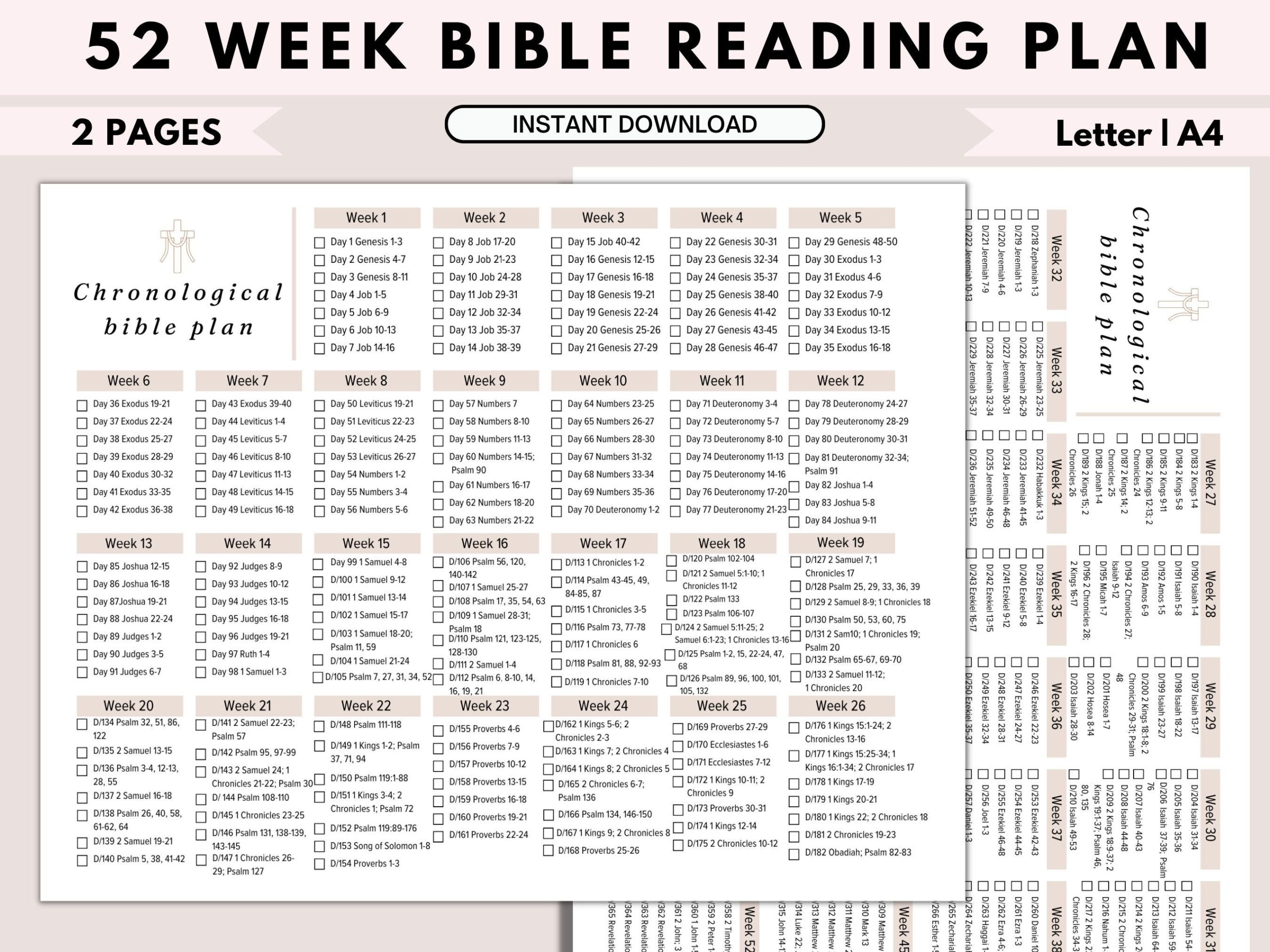 The Bible Recap Printable Reading Plan Printable Word Searches
