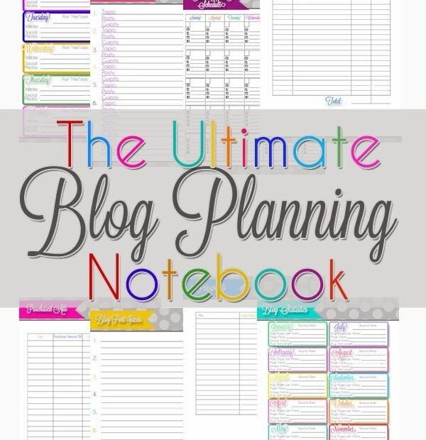 The Ultimate Blog Planning Notebook Is Here