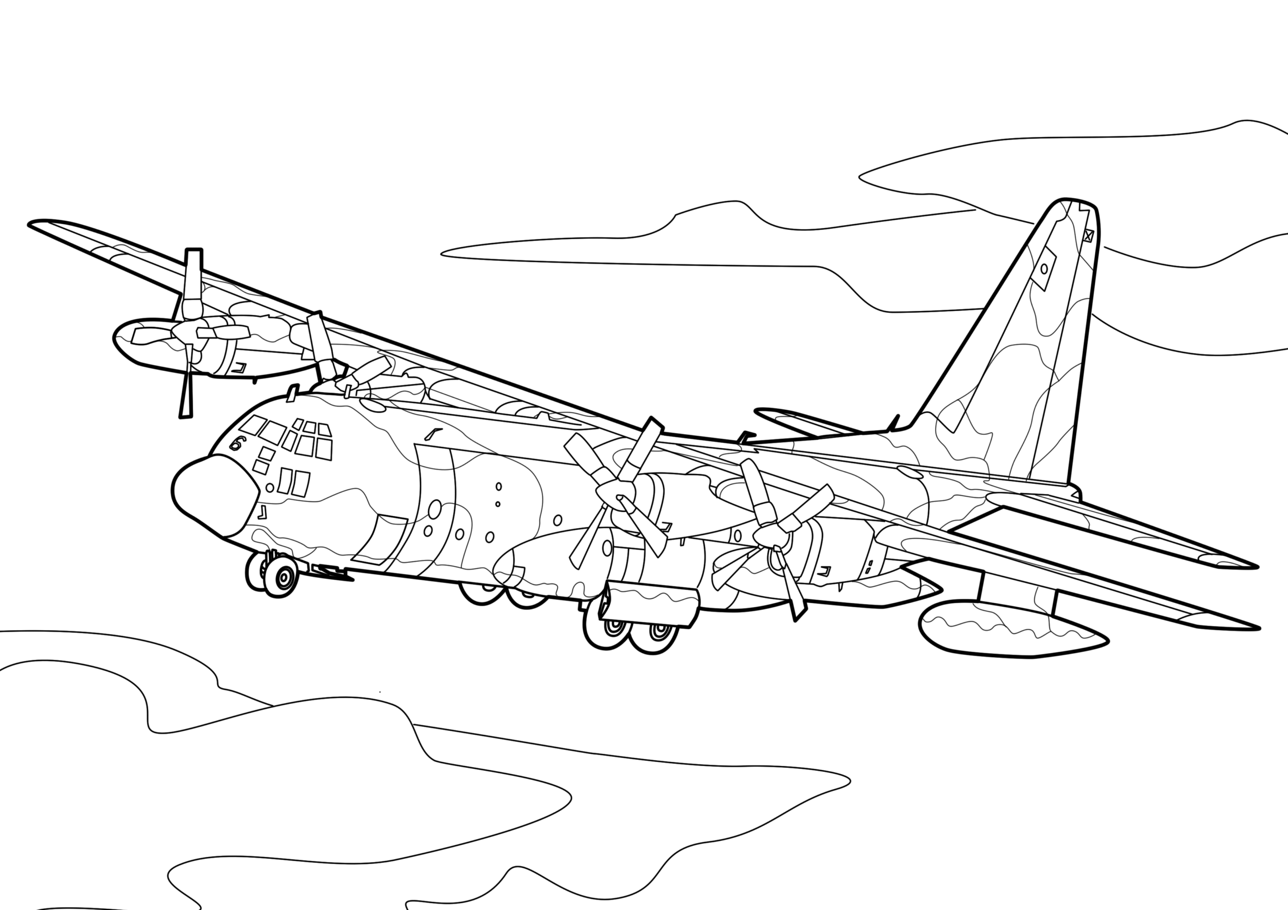 War Plane Coloring Pages Coloring Pages