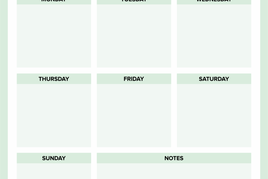 Weekly Budget Worksheet Free Printable