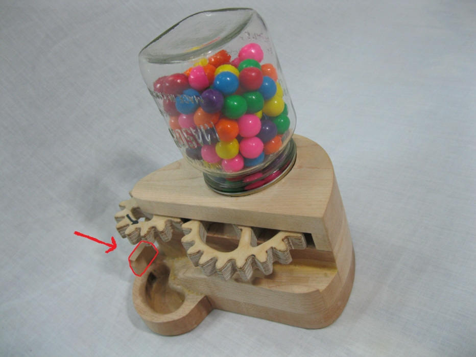 Wooden Gumball Machine The Wooden Contraption