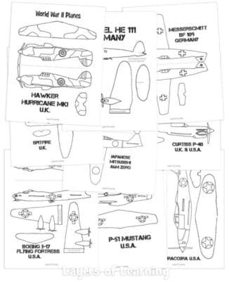 World War II Printable Planes And The Battle Of Britain Layers Of World War II Printable Planes And The Battle Of Britain Layers Of
