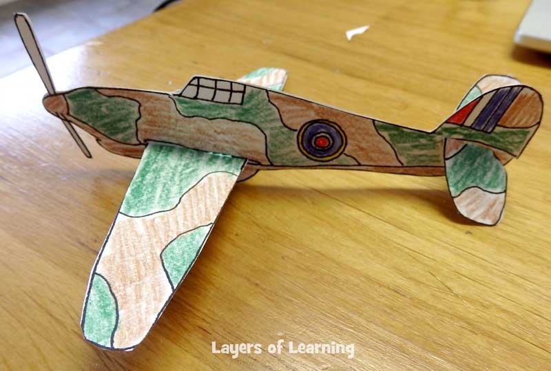 World War II Printable Planes And The Battle Of Britain Layers Of 